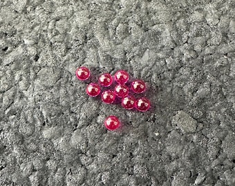 Ruby Terp Pearls Set | Quartz Banger Beads | Dab Accessories | Multiple Sizes | Heat Retention Pearls