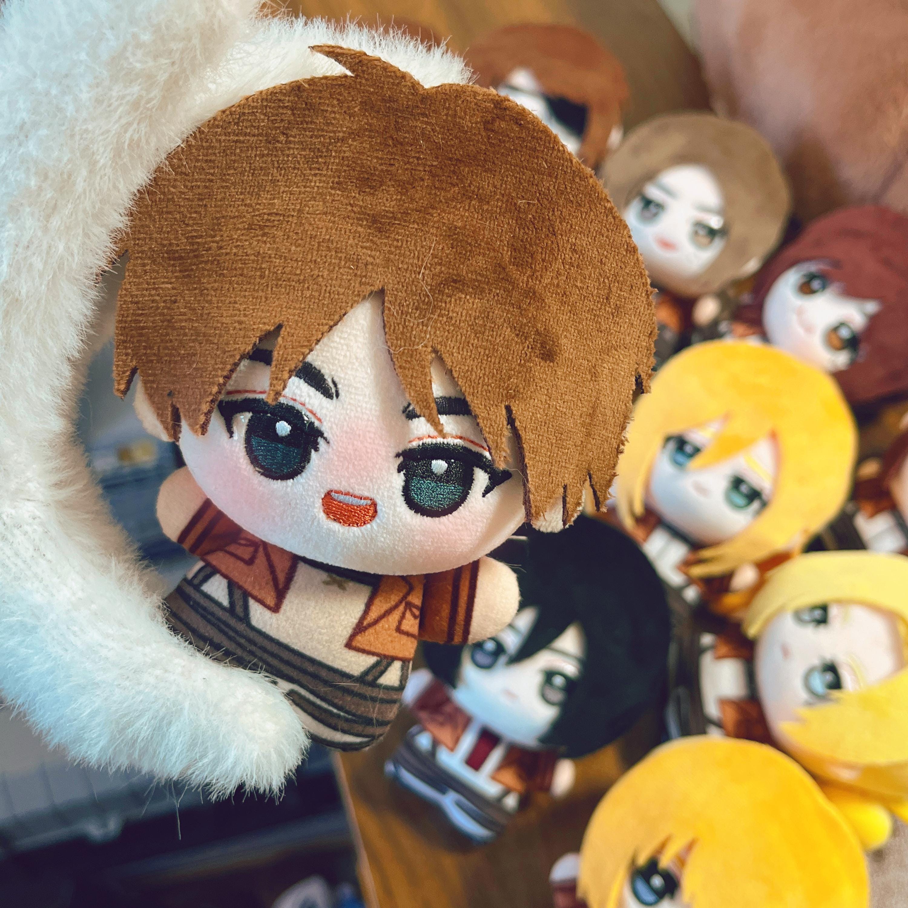 Attack on Titan 10cm Plushies Levi Eren Mikasa Armin Hange Annie