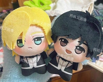 Banana Fish Ash Lynx/Eiji 10cm handemade Plushies doll/Anime fans gift/Original design