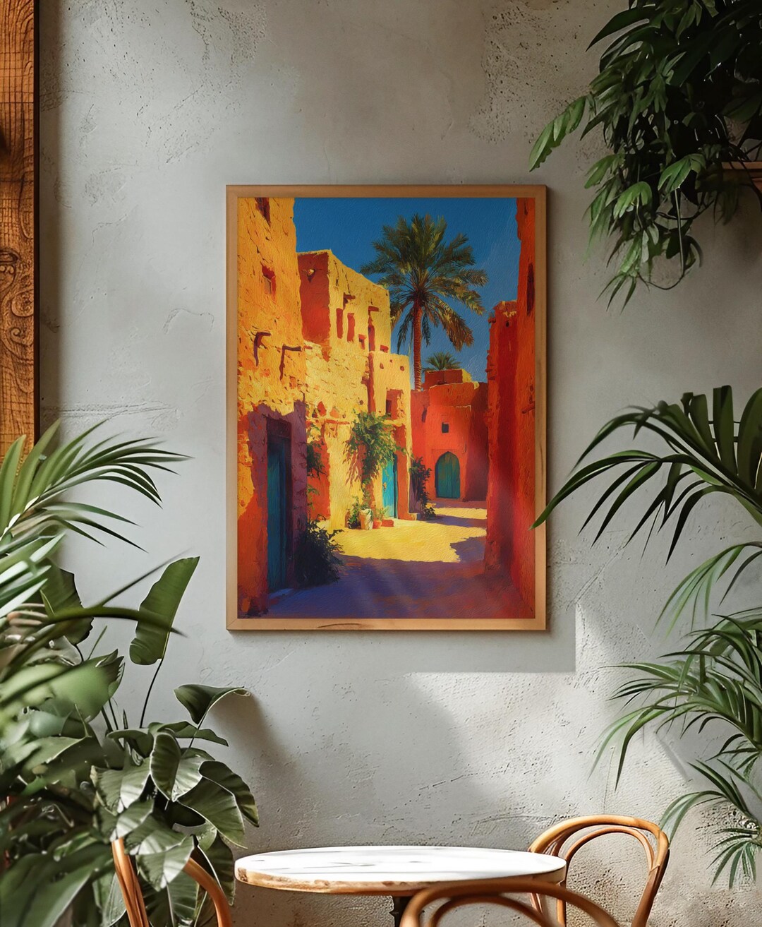 Riyadh Wall Art, Vintage Saudi Arabia Street Print, Desert City Poster ...