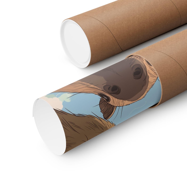 Capybara Wall Art Funny Curious Capybaras Print Cute Animal Poster Chill Decor Gift image 5