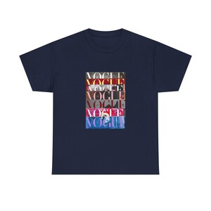 Vogue Magazine Cover Collage T-Shirt: 100% Cotton Graphic Tee image 7
