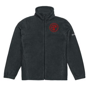 Fleece Jacket, Columbia Full Zip Fleece with Embroidered Atomic Critters Emblem