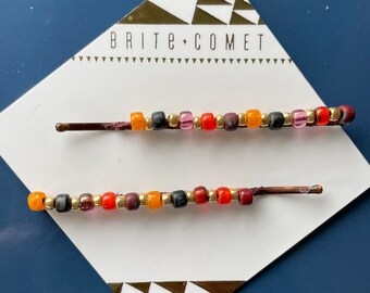 Vintage Goody Hair Pins in A Plastic Case / Goody #137 