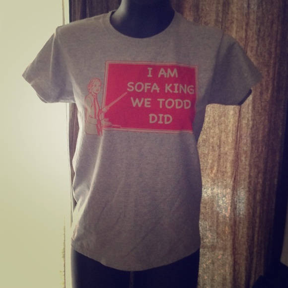 Funny Silk Screen T Shirt i Am Sofa King We Todd Etsy