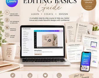 The Complete Canva Course for Beginners | Canva Masterclass | Learn Graphic Design, Social Media Design, Templates, Branding & Marketing