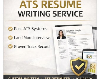 ATS Resume Writing Service | US Job Market, Expert Rewrite (PDF & Word Files)
