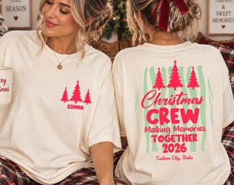 Christmas Family DTF Transfer, Ready To Press Holiday Transfer, Custom Christmas Shirt Transfer, Family Crew Heat Press Design