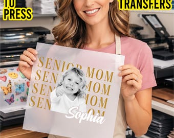 Personalized Senior Mom Custom Name  DTF Transfer