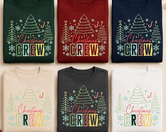 Christmas Crew Tree Family Design DTF Transfer