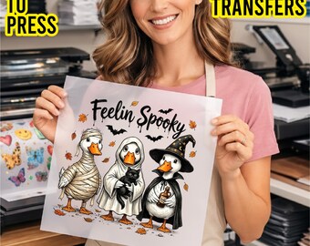 Feelin Spooky Goose Funny DTF Transfer