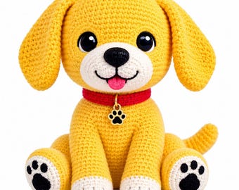 Crochet Puppy Amigurumi Pattern (Digital Download)