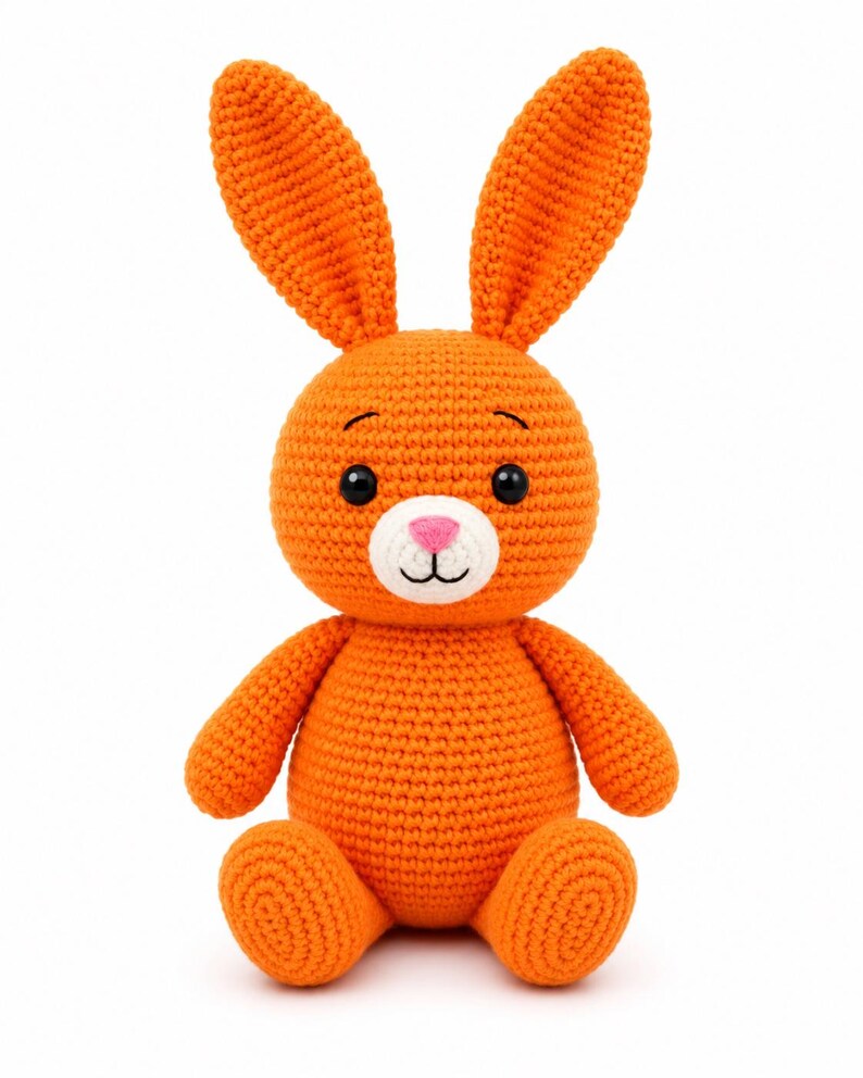 Small Crochet Rabbit Amigurumi Bunny Crochet Pattern | Easy Plush Rabbit Tutorial (instant ...