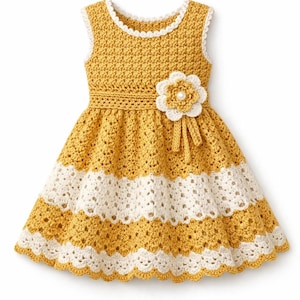 knee length dresses for ladies Buy Yellow Cotton Girls Dress Online for Woman main image 0