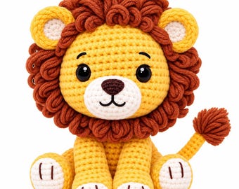 Crochet Lion Amigurumi Pattern (Digital Download)