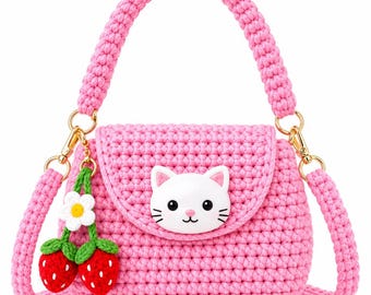 Crochet Cat Bag Pattern (Digital Download)