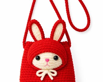 Crochet Bunny Bag Pattern – Kids Tote (Digital Download)