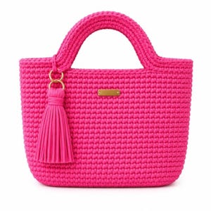 Crochet Tote Bag Pattern (Digital Download) afbeelding 4