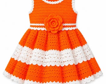 Baby Crochet Outfit Dress Pattern – Stylish Little One Design – 0–3 Years – Digital PDF