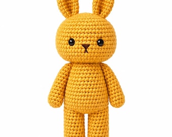 Crochet Bunny Pattern: Amigurumi Toy, Bonus Patterns (Digital Download)