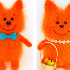 Loyal Friends Mr. and Mrs. Wilde Knitted Fuzzy Red Fox — Master Class Digital Download Detailed, Step by Step Tutorial