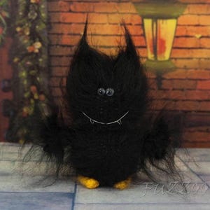 Halloween Spooky Night Bird Mr. Pipkin Knitted Fuzzy Bat — Master Class Digital Download — Detailed, Step by Step Tutorial