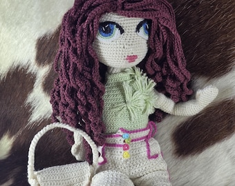 Silver Dream Bundle - Crochet Human Doll Pattern PDF – Designer Amigurumi Doll & Clothes