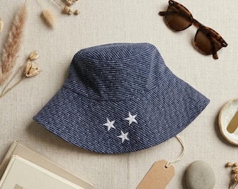 Easy Wide Brim Reversible Bucket Hat Sewing Pattern PDF, Floppy Sun Hat Pattern Women Summer Hat Tutorial, Printable Beginner Sewing Pattern