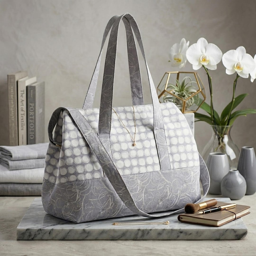 Best Weekender Bag Sewing Pattern PDF, Easy Overnight Travel Tote ...