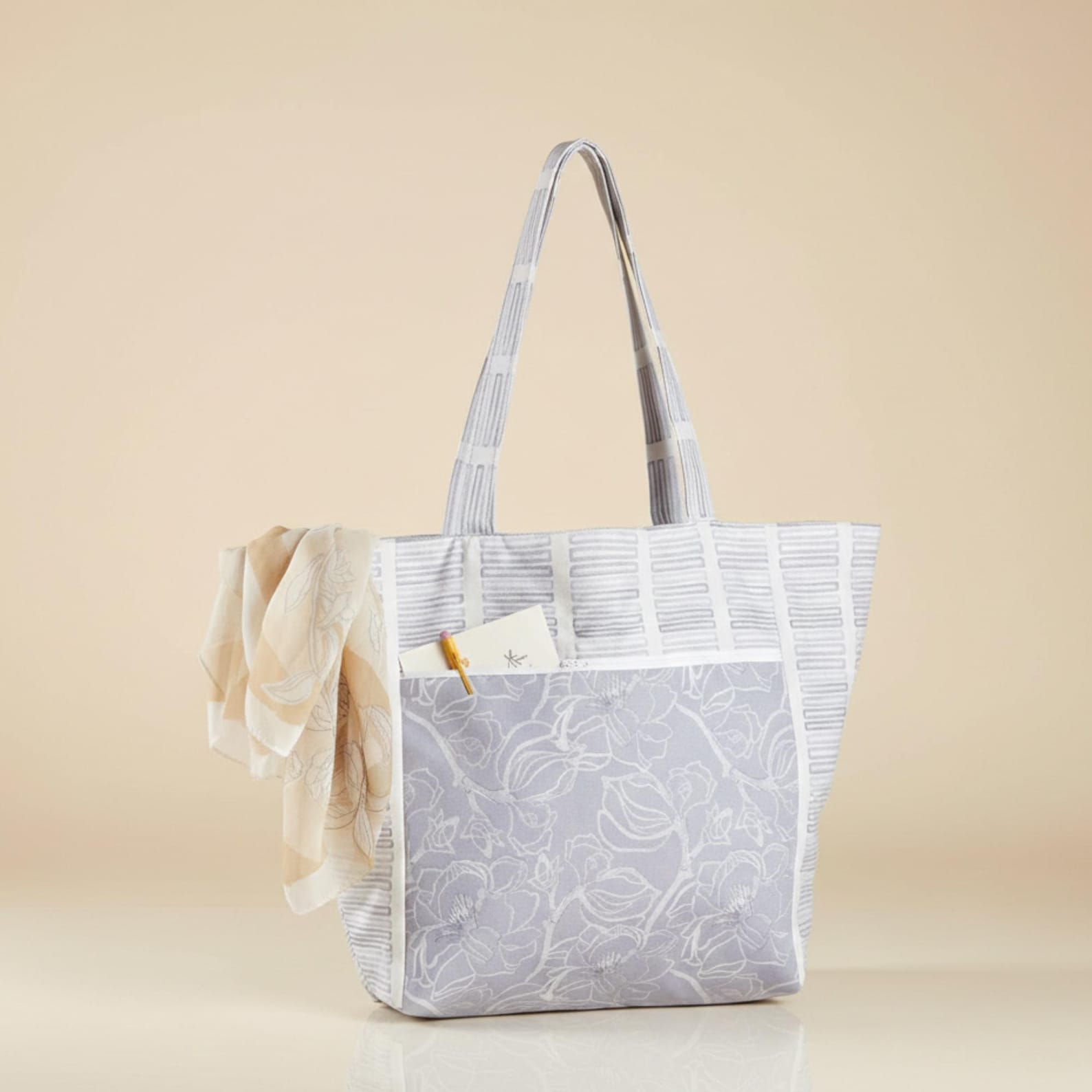 Easy Trapezoid Tote Bag Sewing Pattern PDF – Best Modern Structured ...