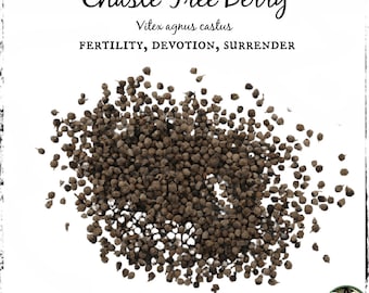 Chaste Tree Berries, Organic | Fertility, Devotion, Surrender