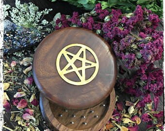 Pentacle Herb Grinder | Witch Apothecary Tool