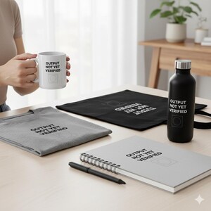 Zweryfikowana grafika statusu z minimalistycznym tekstem wyjściowym, który nie został jeszcze zweryfikowany dla odzieży technicznej