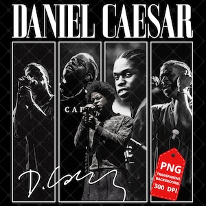 Daniel Caesar Son Of Spergy Tour 2026 PNG T-Shirt Design (Digital Download)