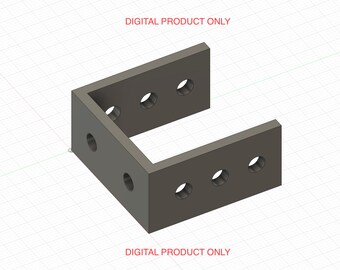 C Shaped Adjustable Mounting Bracket – Fusion 360 Editable 3D Print File