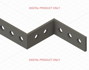 Z Shaped Adjustable Mounting Bracket – Fusion 360 Editable 3D Print File