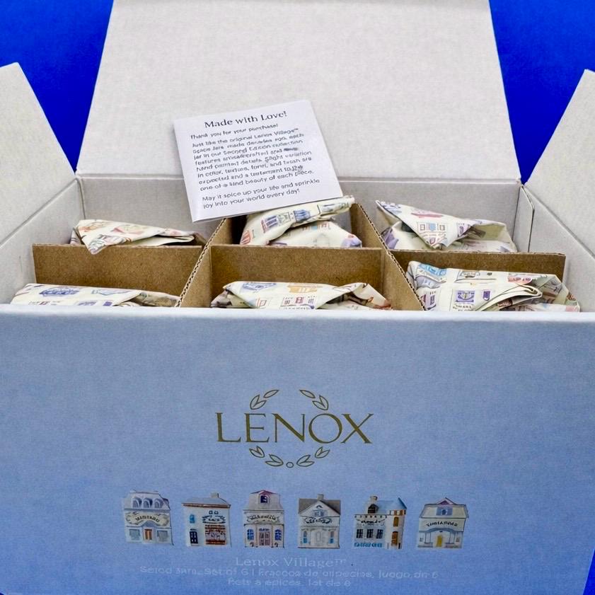 Lenox Spice Village 6-piece Set “rustic Row” - 2nd Edition. New in