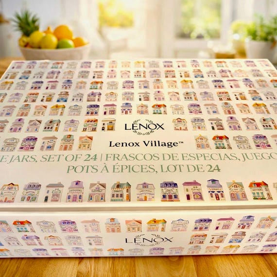 Lenox Spice Village 24-piece Spice Jar Set - 2025 - New in Box
