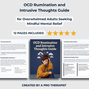 OCD Rumination and Intrusive Thoughts Guide for Overwhelmed Adults Seeking Mindful Mental Relief