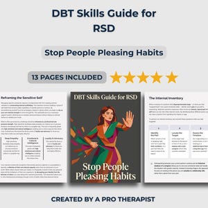 DBT Skills Guide for RSD - Stop People Pleasing Habits