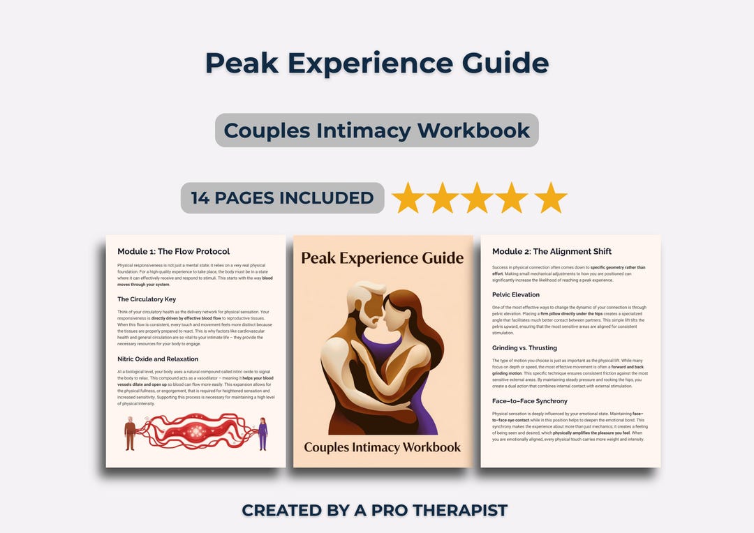 Experience Guide Peak Experience Guide - Couples Intimacy Workbook - Enhanced Sensation ...
