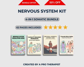 Nervous System Regulation Bundle: Somatic Exercises for Anxiety, Burnout & Freeze Response Support