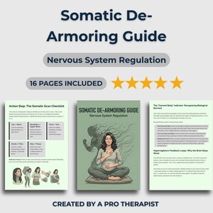 Somatic De-Armoring Guide | Nervous System Regulation | Release Chronic Body Tension