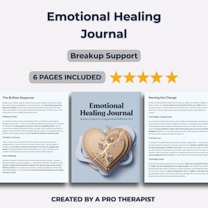 Emotional Healing Journal: Breakup Support & Compassionate Reflection Tool