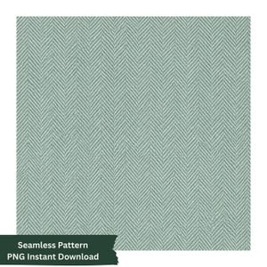 May include: A seamless digital pattern featuring a light sage green herringbone weave texture. The design consists of repeating V-shaped lines in a consistent diagonal orientation across the entire square surface. Text at the bottom reads Seamless Pattern PNG Instant Download.