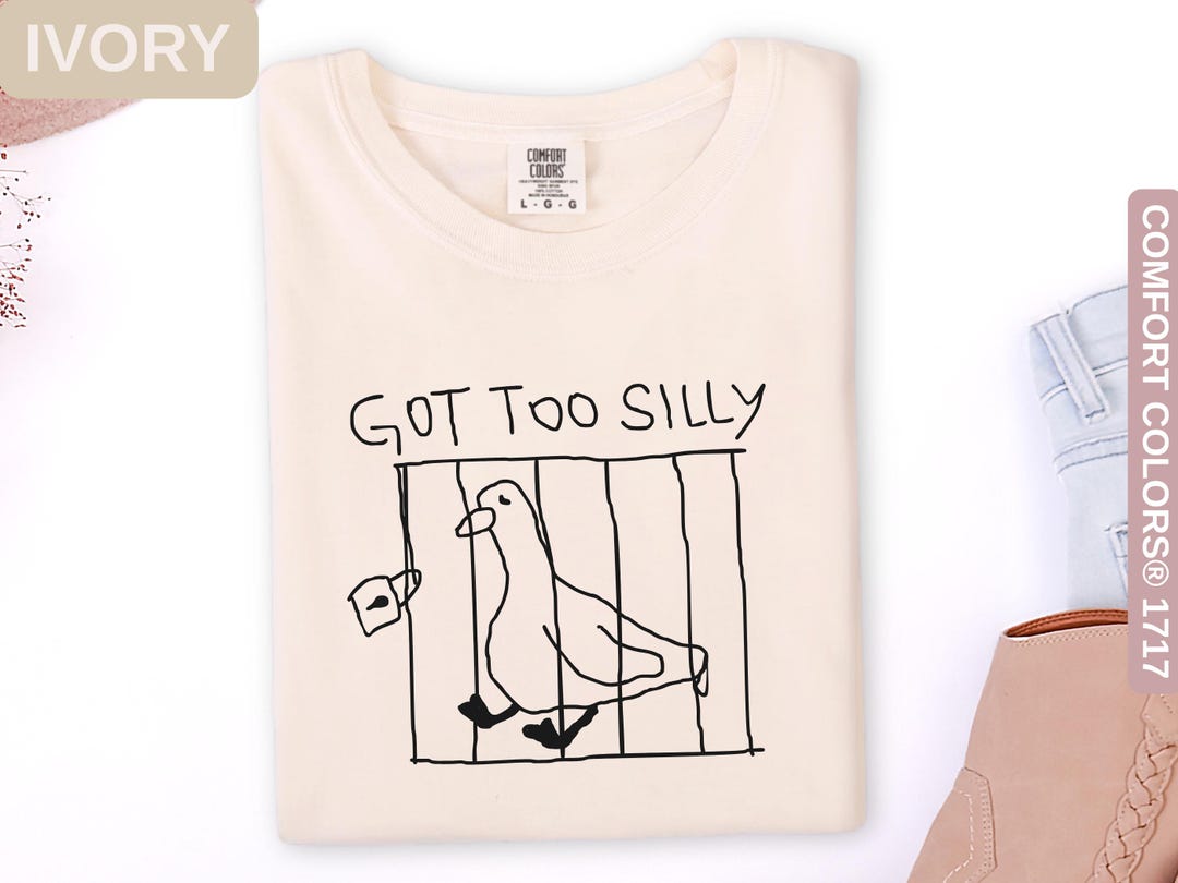 Got Too Silly - Unisex Meme T Shirt, Funny Tshirt - Etsy