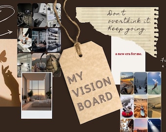 Printable Vision Board Template for Manifestation