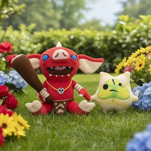 Feidiao Zlda Bokoblin Poupée En Peluche Coton Polypropylène