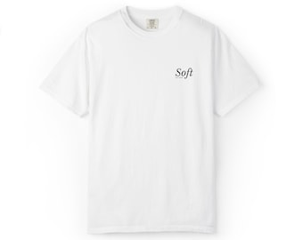 Weich, nicht schwach, gestickt, Komfort Farben 1717 T-Shirt, minimalistisches Frauen-Shirt