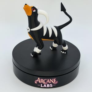Houndoom Figure | 3D Printed Fire & Dark-Type Hellhound Collectible